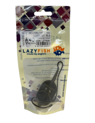 Montură pescuit crap Method XL in-line 40g – Lazy Fish CHFXL1840