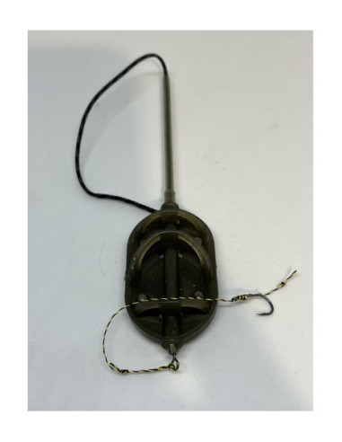 Montură pescuit crap Method XL in-line long 50g, Lazy Fish THFXL1850
