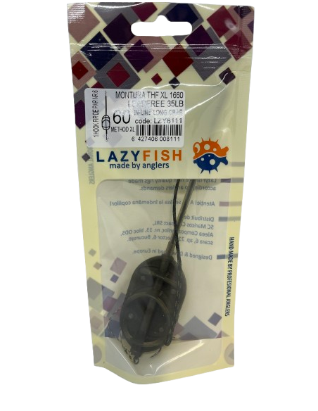 Montură pescuit crap Method XL in-line long 60g – Lazy Fish THFXL1660