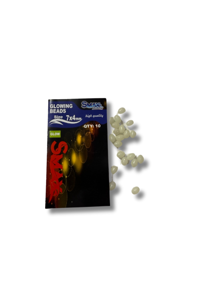 Opritoare Glowing Beads 7x4mm 20buc