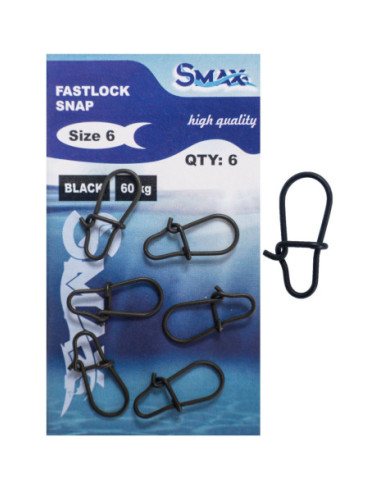 Agrafa spinning Smax Fastlock (Fastlock Snap) - 10 buc./plic