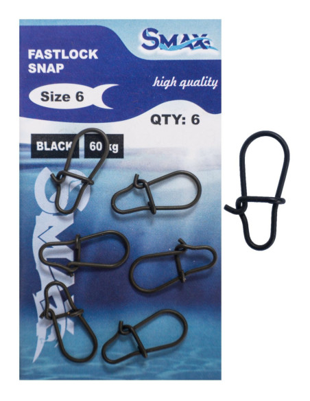 Agrafa spinning Smax Fastlock (Fastlock Snap) - 10 buc./plic
