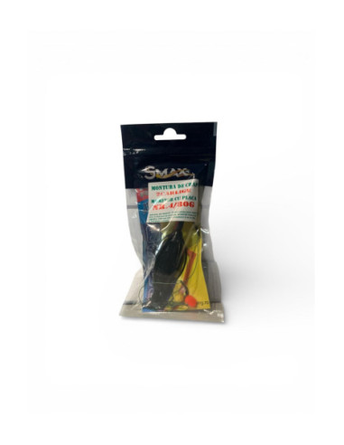 Montură pescuit crap pentru ape curgătoare 80g, 2 cârlige Nr.4/6 | Calitate Premium