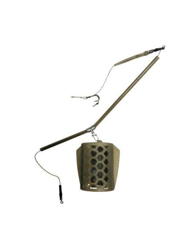 Montură pescuit feeder 60g pentru crap – Lazy Fish FHT1860 | Cosuleț feeder Premium