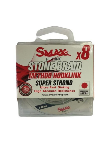 Fir textilde legat carlige, Smax Method Stone Braid X8, 10m