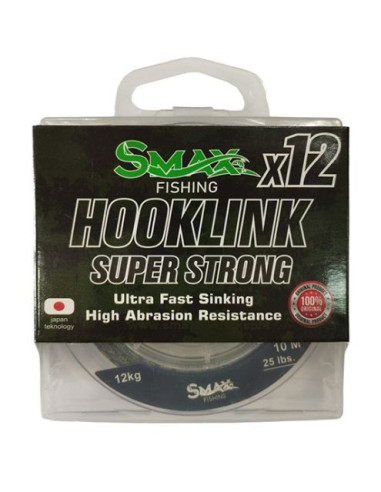 Fir textil Smax Hooklink Super Strong X12 (Leadfree)