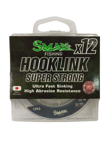 Fir textil Smax Hooklink Super Strong X12 (Leadfree)
