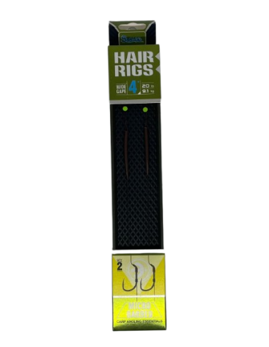 Set Carlige Gata Legate SMAX Hair Rigs cu Mini Rig Box