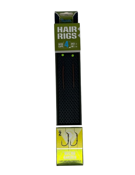 Set Carlige Gata Legate SMAX Hair Rigs cu Mini Rig Box