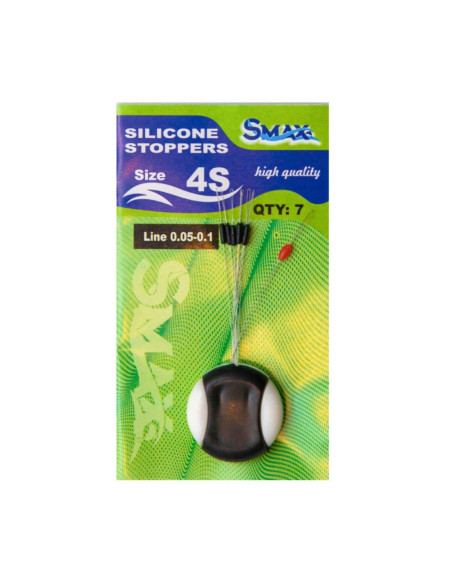 Opritoare siliconice NEW marimea 4S (Silicone Stopper), 7 buc/plic