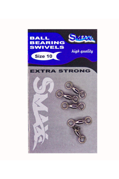 Vartej cu rulment Smax Nr.10 (Ball Bearings Swivel), 5 buc./plic