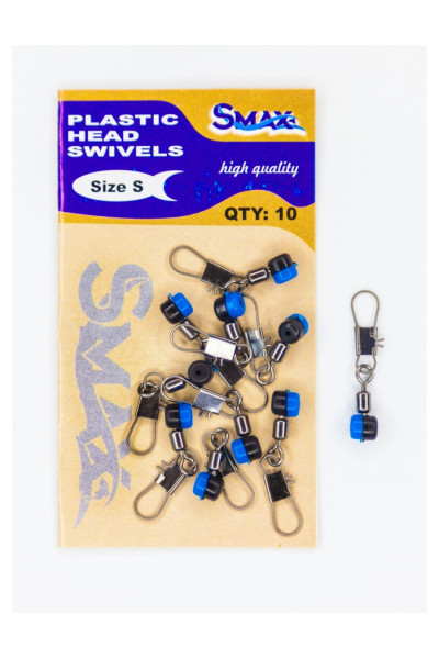 Agrafa feeder culisanta Smax S (Plastic Head Swivel), 10buc./plic