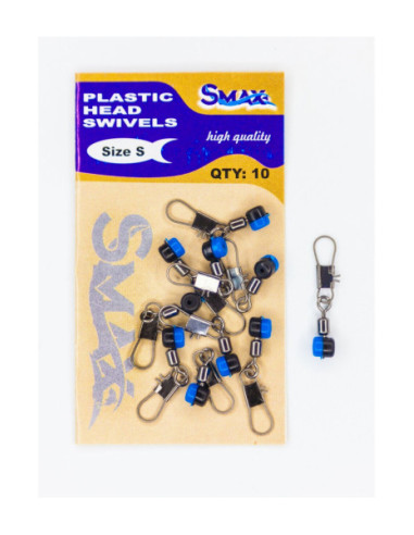 Agrafa feeder culisanta Smax S (Plastic Head Swivel), 10buc./plic