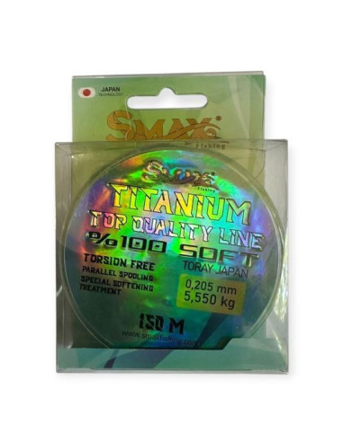 Fir Smax TITANIUM, monofilament, culoare Clear, 150m