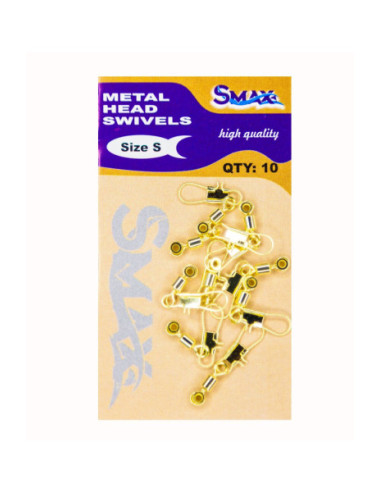 Agrafa culisanta Smax marimea S (Metal Head Swivel)