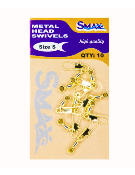 Agrafa culisanta Smax marimea S (Metal Head Swivel)