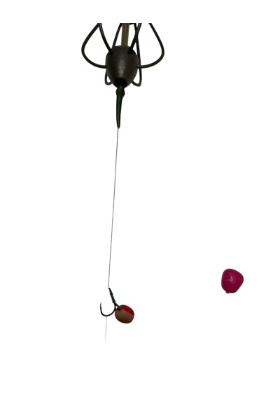 Montura pescuit crap cu momitor, cu spin 60g, Lazy Fish 2