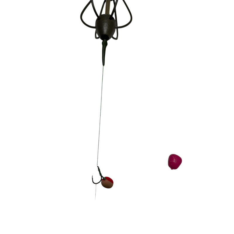 Montură pescuit crap Lazy Fish cu momitor cu spin 60 g | Angro